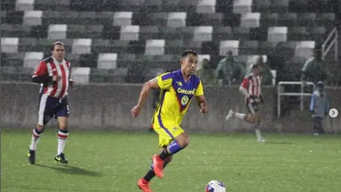 Paco Torres en el Juego de Leyendas vs Chivas l INSTA: @pacotorresz