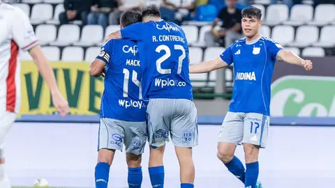 Festejo en uno de los más recientes partidos de Millonarios | IG: @millosfcoficial