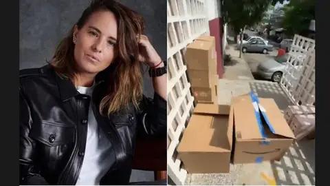 El camión con donaciones valuadas en 2 millones de pesos llegó vacío al refugio en Acapulco, denunció Saskia Niño de Rivera. / X