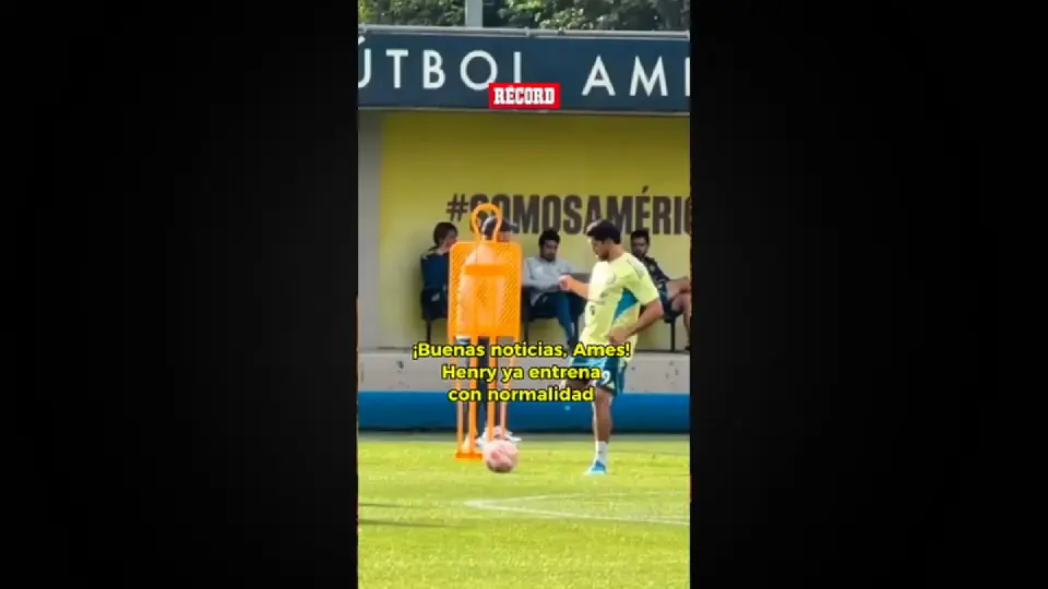 Henry Martin ya volvió a los entrenamientos con América, aunque se encuentra suspendido