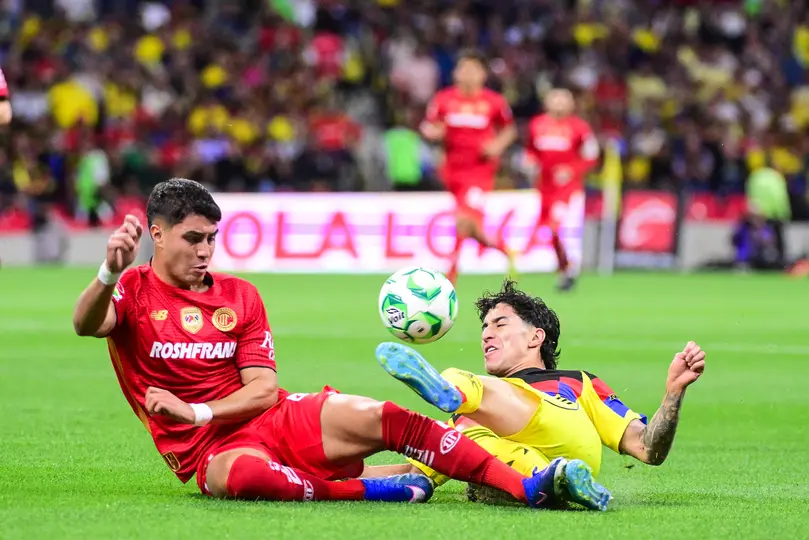 Jugadores de Toluca y América en el Clausura 2026 de la Liga MX | IMAGO 7