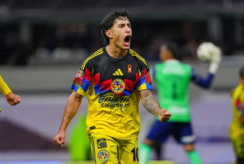 Zendejas celebra un gol en la Semifinal del Clausura 2026 vs Pumas | IMAGO7