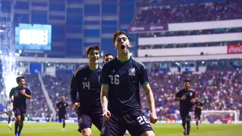 Brian Gutiñerrez abrió el marcador en el México vs Ghana l MEXSPORT