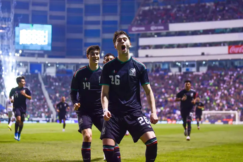 Brian Gutiñerrez abrió el marcador en el México vs Ghana l MEXSPORT