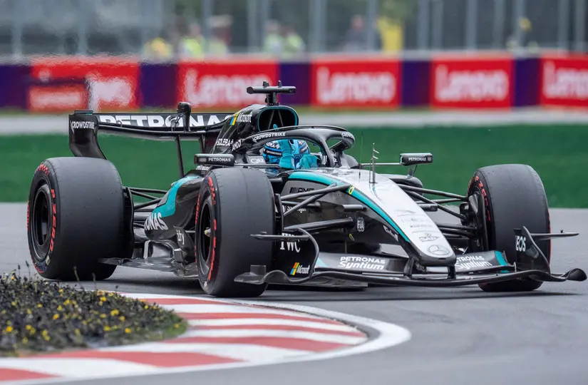 Russell largará desde la punta en Canadá l AP