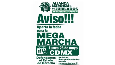 La movilización fue convocada por la Alianza Nacional de Jubilados. / RS
