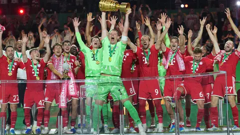 Harry Kane firma triplete y consagra al Bayern Múnich campeón de la Copa de Alemania