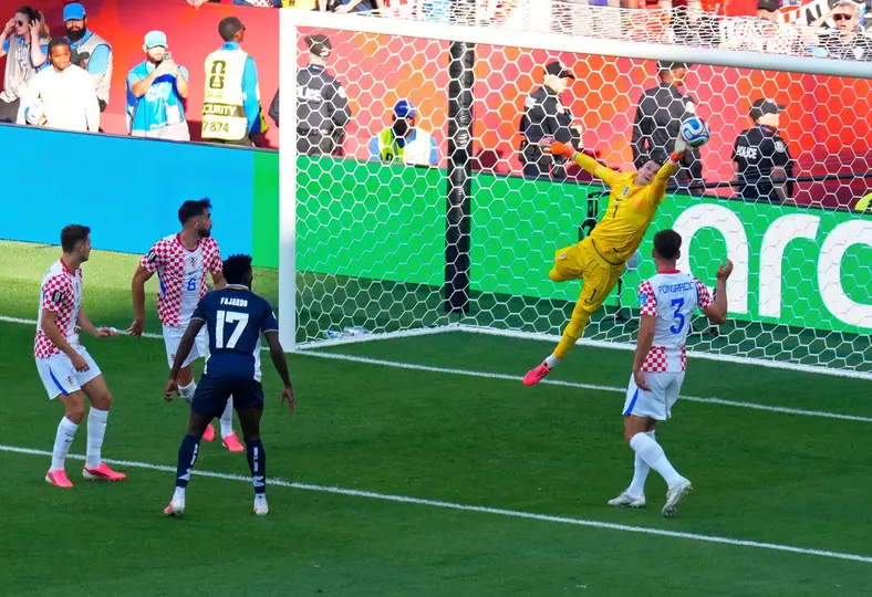 Remate de Panamá que se estrelló en el travesaño de Croacia | AP