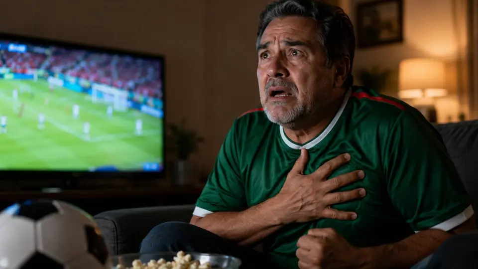 ¿Puede darte un infarto viendo el Mundial? Esto dicen los especialistas sobre el estrés futbolero