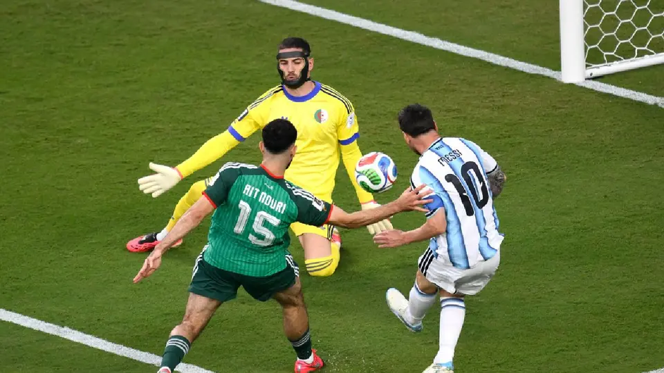 Luca Zidane ante Argentina l AP
