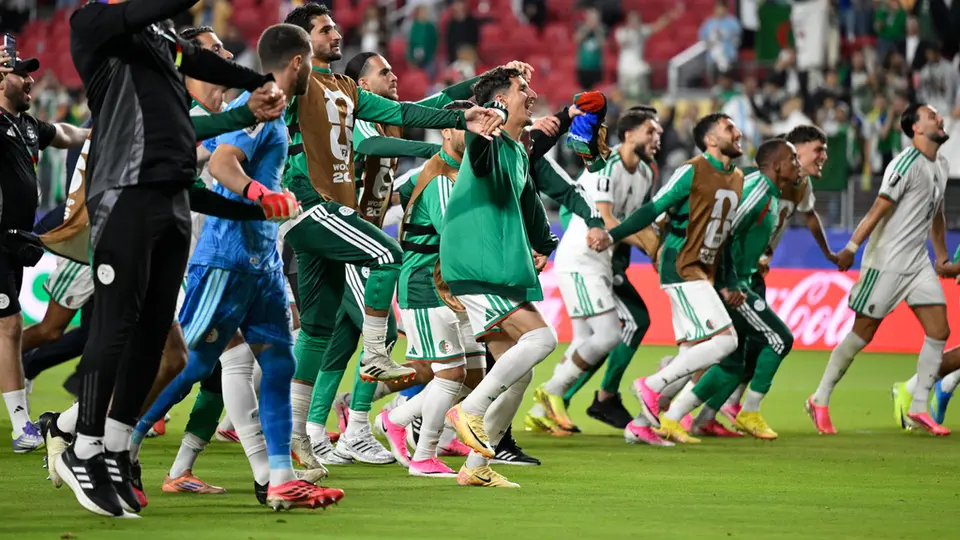 Festejo de Argelia | AP