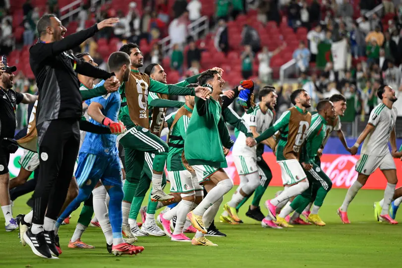Festejo de Argelia | AP