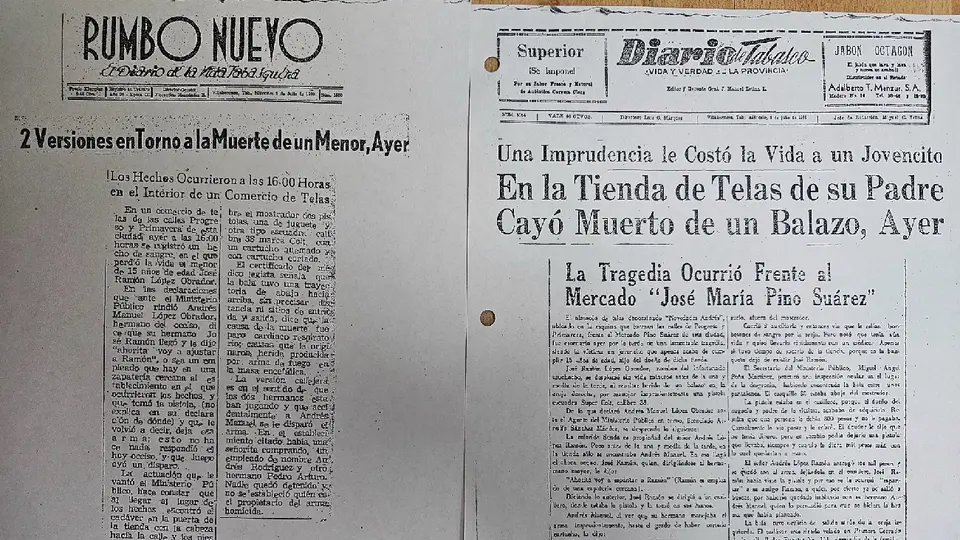 La publicación en redes de estas copias revivió el caso de la muerte de AMLO / Especial