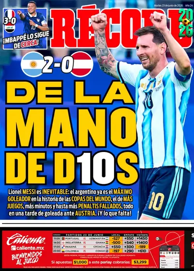 Portada RÉCORD 23 de junio de 2026