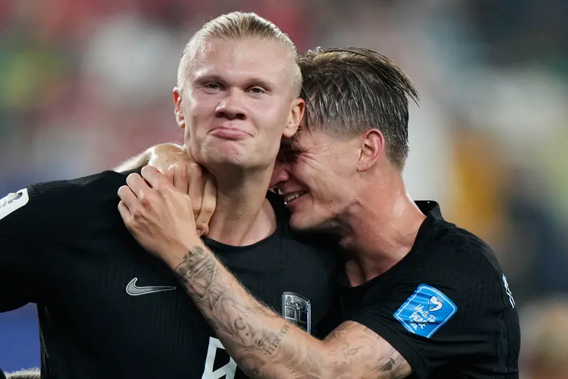 Erling Haaland, jugador de Noruega | AP