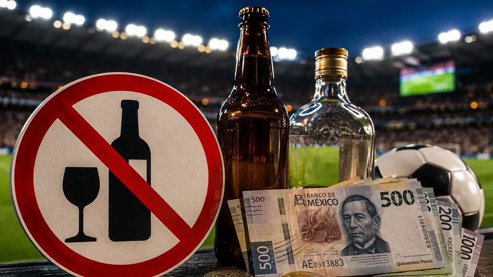 ¿De cuánto es la multa por violar la Ley Seca durante el México vs Ecuador?