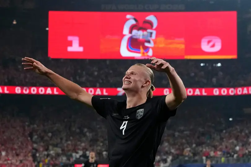 Erling Haaland, jugador de Noruega | AP