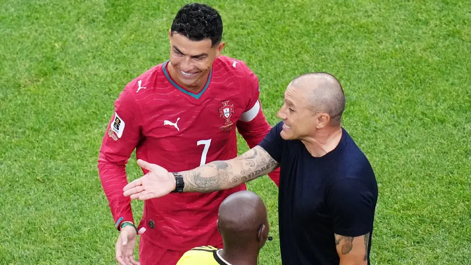 Cannavaro y Cristiano Ronaldo l AP