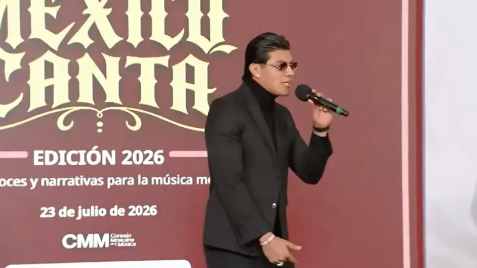 El cantante estuvo como representante del programa México Canta por la Paz y contra las Adicciones / Especial