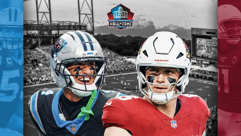 Arizona y Carolina jugarán en el juego del Salón de la Fama | X @ProFootballHOF