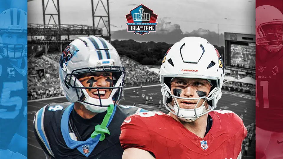 Arizona y Carolina jugarán en el juego del Salón de la Fama | X @ProFootballHOF