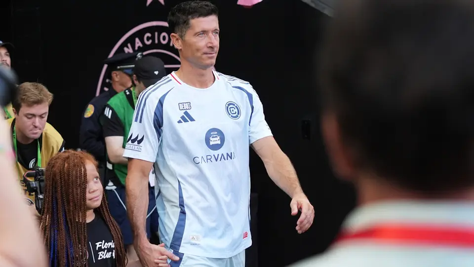 Lewandowski en su primer partido como jugador del Chicago Fire | AP