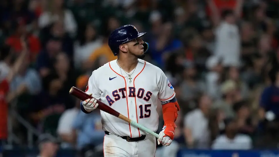 Isaac Paredes con los Astros de Houston | AP