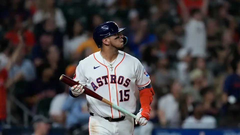 Isaac Paredes con los Astros de Houston | AP