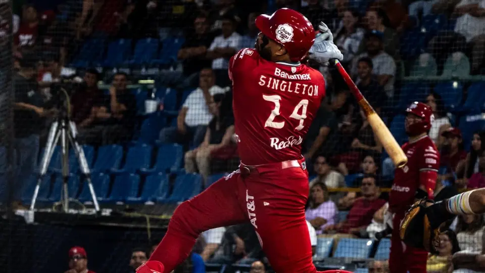 Jon Singleton con los Diablos Rojos | x:@DiablosRojosMX