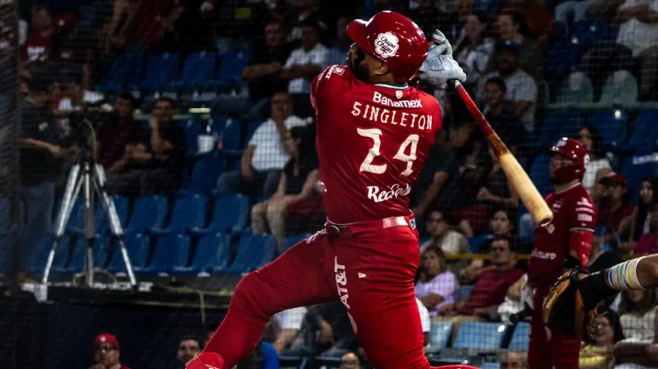 Jon Singleton con los Diablos Rojos | x:@DiablosRojosMX