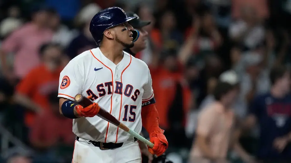 Isaac Paredes con los Astros de Houston| AP