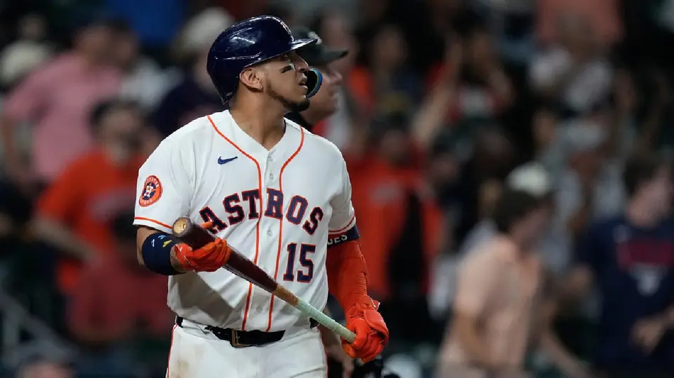 Isaac Paredes con los Astros de Houston| AP