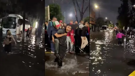 VIDEOS / Indios Verdes bajo el agua: lluvias colapsan transporte y vialidades al norte de CDMX