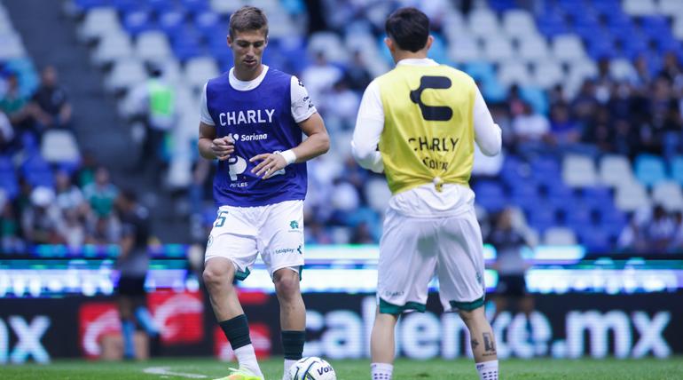 Santos Laguna calentando en el Cuauhtémoc | MEXSPORT