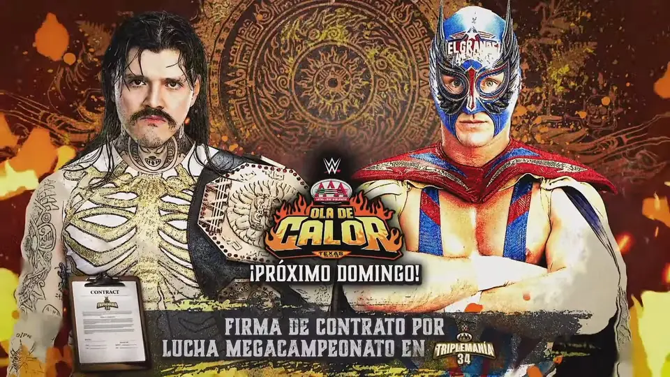 Dominik Mysterio y El Grande Americano firmarán su contrato para su lucha en TripleMania 34 | AAA