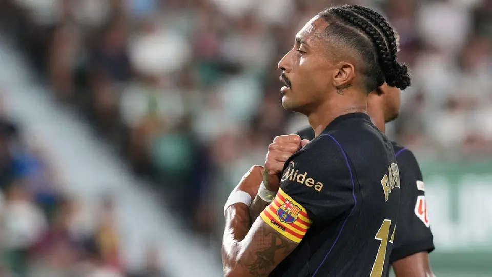 Raphinha y su primer gol de la temporada 2026-27 | AP