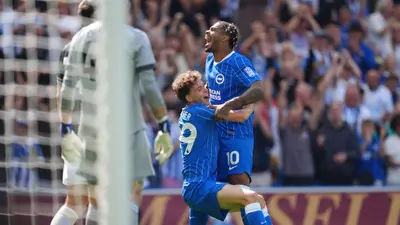 Aston Villa, sin el Dibu Martínez, es goleado 4-0 por Brighton en su debut en Premier League