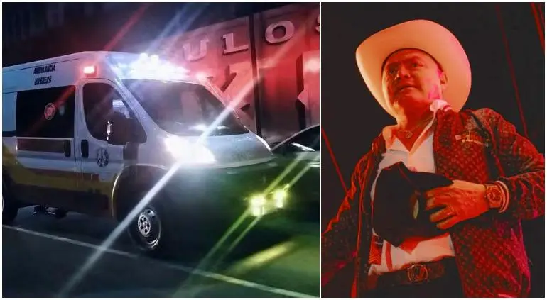 El cantante fue trasladado con vida para recibir atención médica tras el ataque armado./ RS