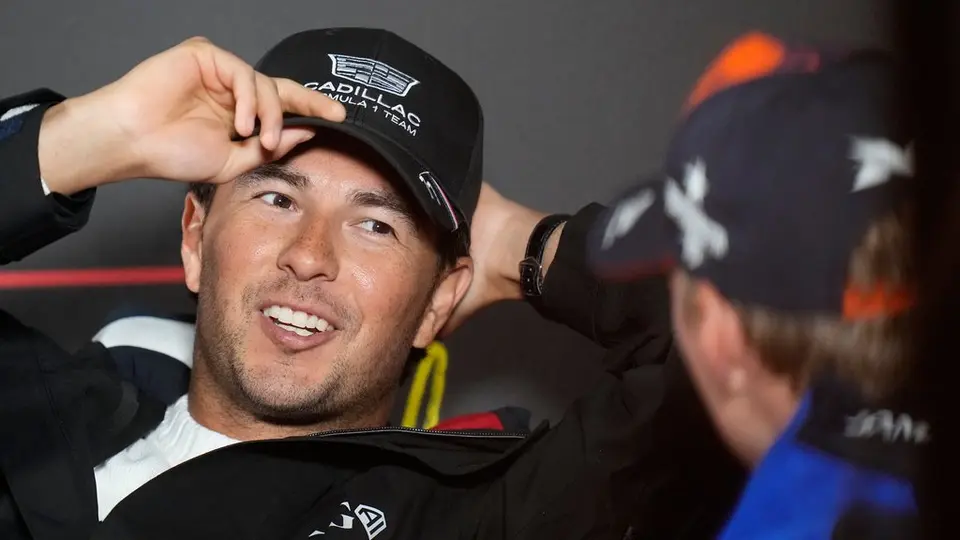 Checo Pérez en conferencia en el Gran Premio de Países Bajos | AP