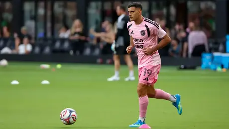 Germán Berterame cae con Inter de miami en su regreso al equipo