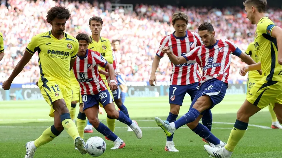 Partido de Atlético de Madrid contra Villarreal | AFP
