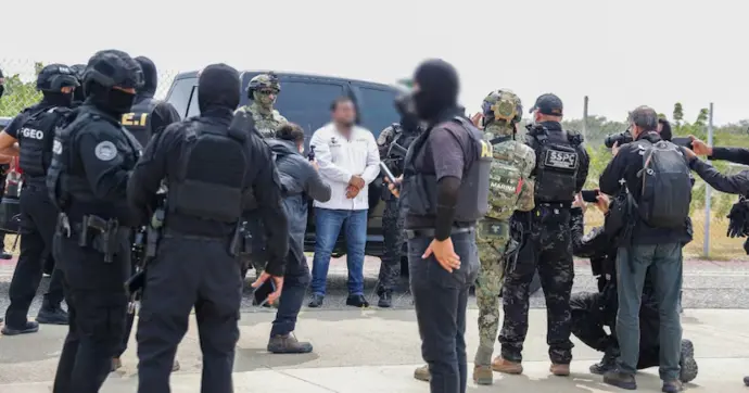 Carlos Alberto “N”, alias “La Parca”, también fue detenido durante el operativo realizado en Oaxaca./@SSPC