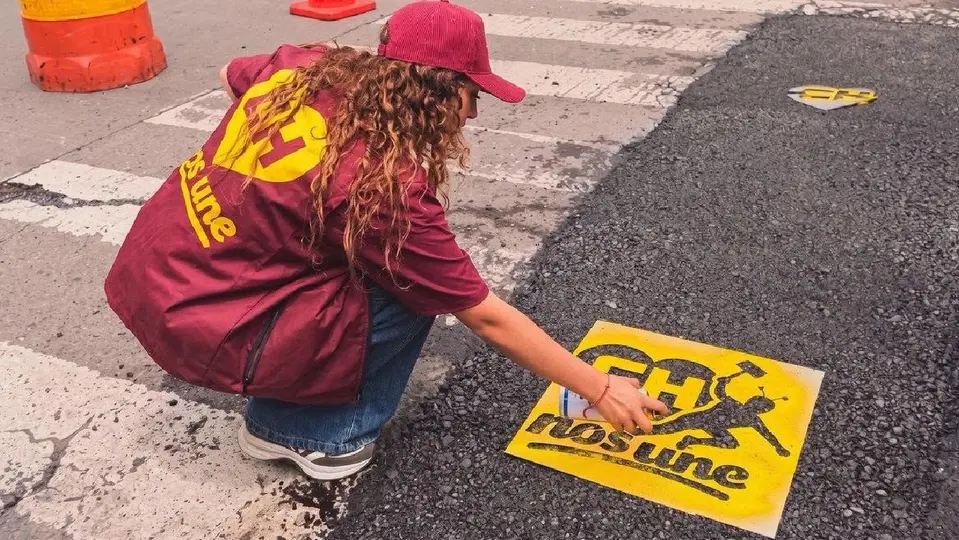 Por esta imagen, se prevé que Morena está haciendo campaña en la alcaldía Cuauhtémoc / Especial