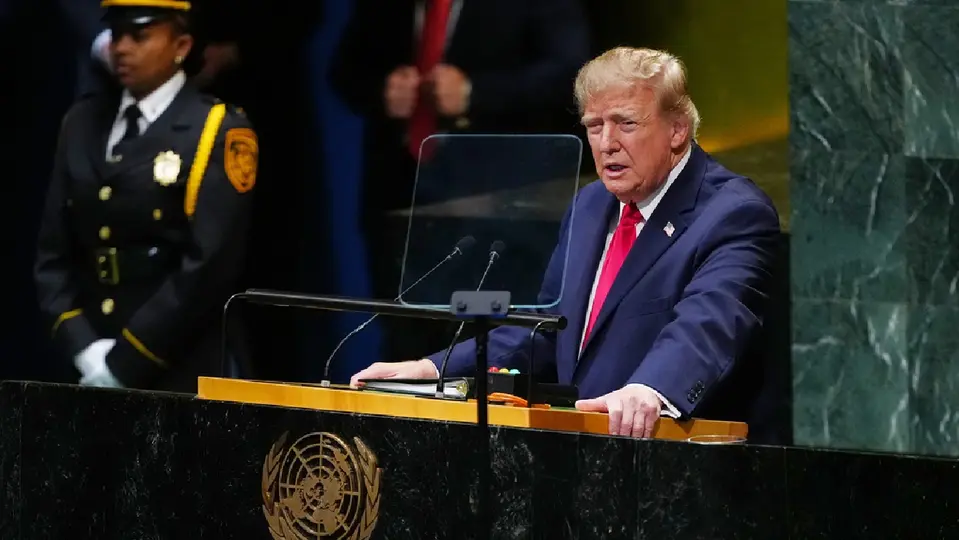 Trump defendió ante la Asamblea General la decisión de iniciar la guerra contra Irán / AP