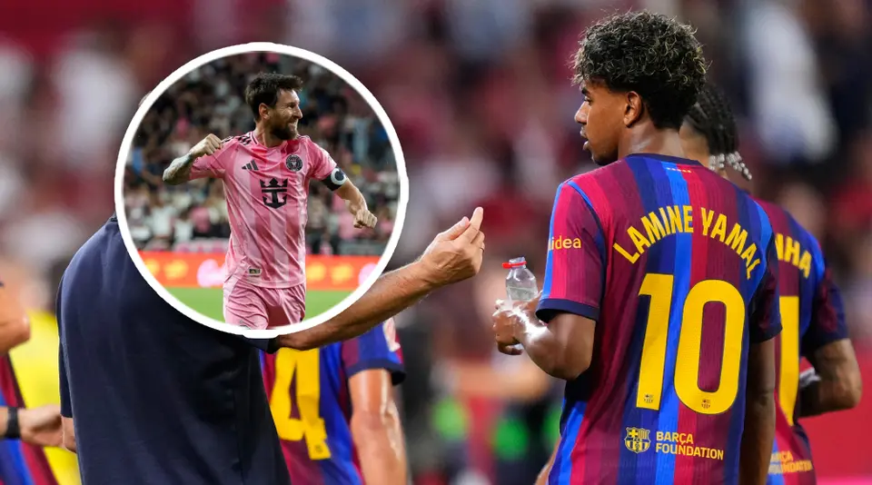 Lamine Yamal se compara con Messi y Ronaldinho | AP