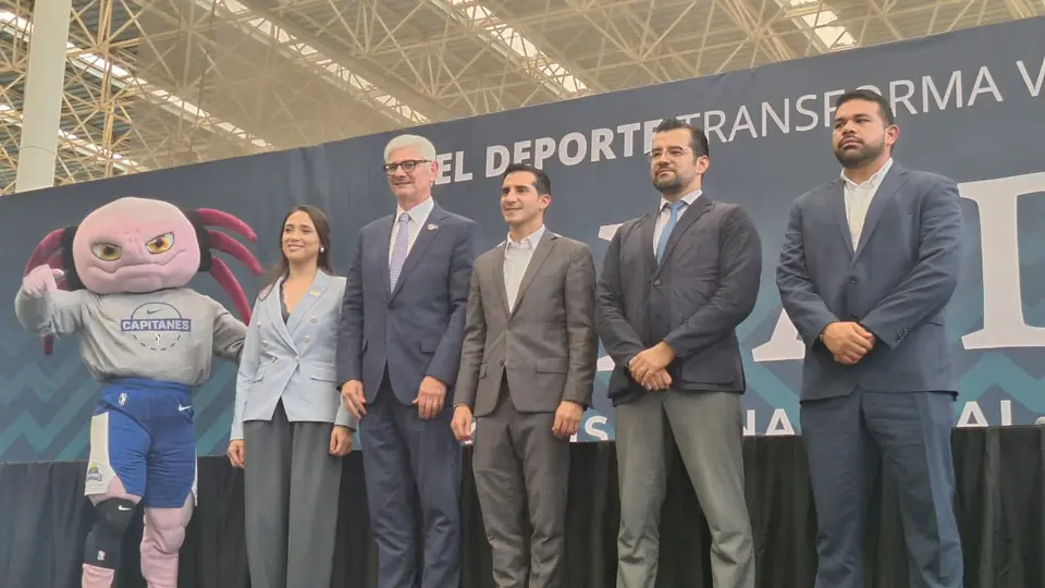 Conade y básquetbol mexicano tras su conferencia de prensa | JOSÉ MORENO