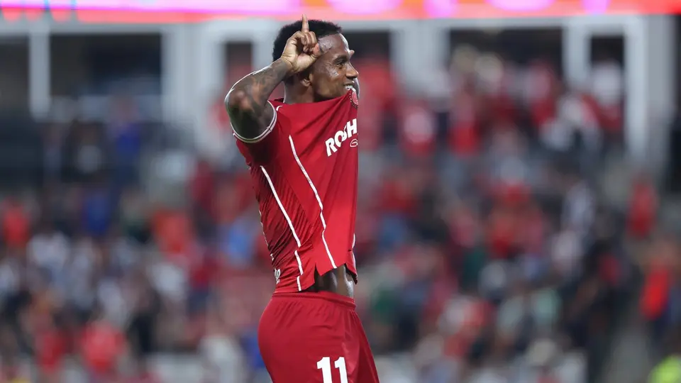 Helinho en celebración con Toluca en la Liga MX | IMAGO 7