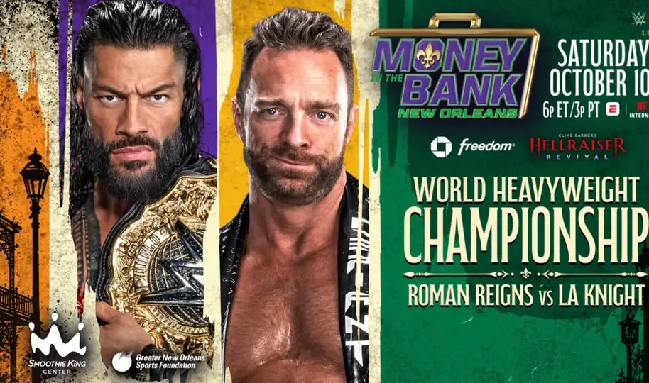 Roman Reigns vs LA Knight en Money in the Bank 2026 | Captura de pantalla