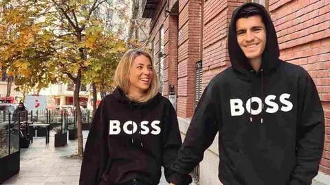 Esposa de Álvaro Morata contó cómo fue que él se tatuó su cara
