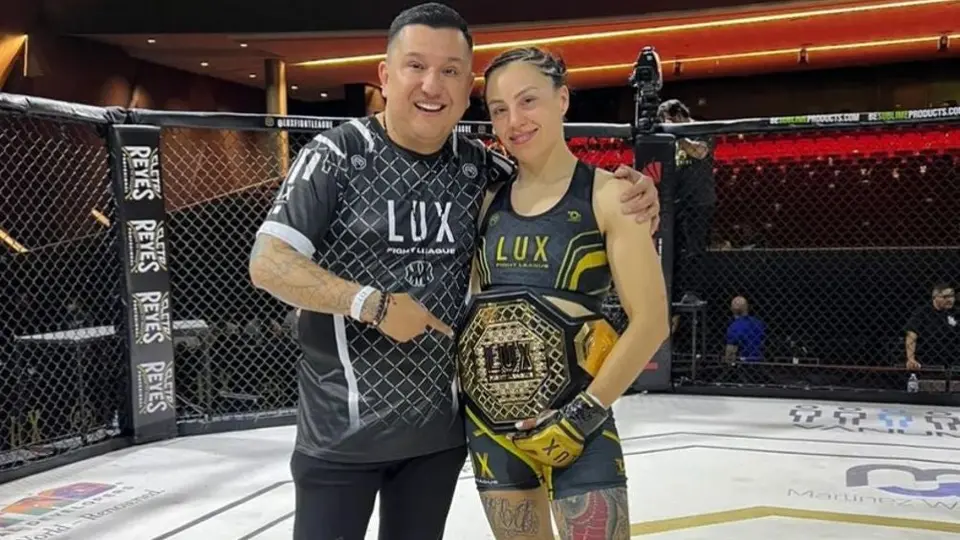 MMA: Victoria Alba se convirtió en la primera campeona Mosca de LUX Fight League